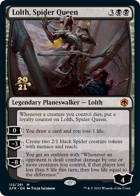 Lolth Spider Queen (112) [PRE] - MTG Single