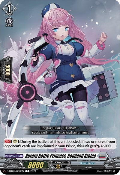 Aurora Battle Princess Roudend Azalea (2090) [D-BT02] - Cardfight Vanguard Single