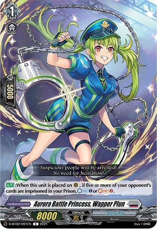 Aurora Battle Princess Wapper Plun (2091) [D-BT02] - Cardfight Vanguard Single
