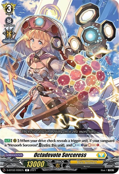 Octadevote Sorceress (2096) [D-BT02] - Cardfight Vanguard Single