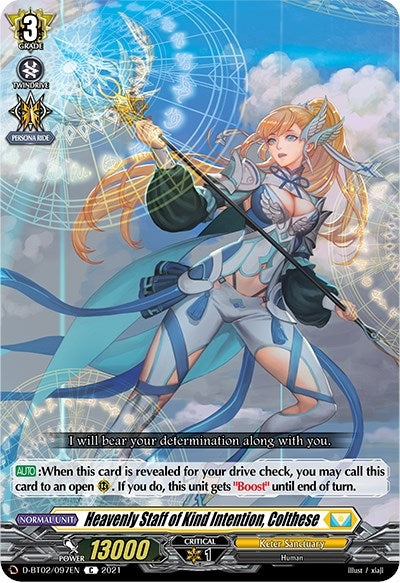 Heavenly Staff of Kind Intention Colthese (2097) [D-BT02] - Cardfight Vanguard Single