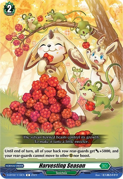 Harvesting Season (2119) [D-BT02] - Cardfight Vanguard Single