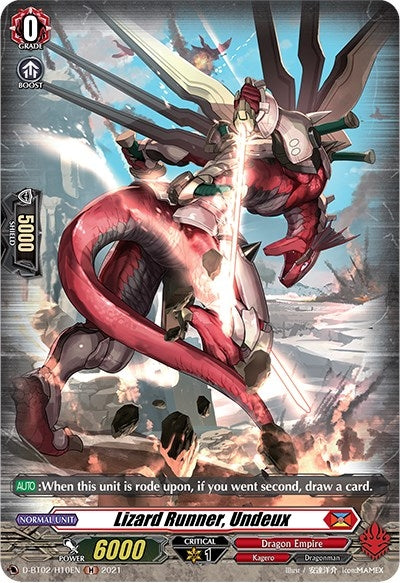 Lizard Runner Undeux (Holo) (210) [D-BT02] - Cardfight Vanguard Single