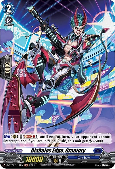 Diabolos Edge Grantory (Holo) (212) [D-BT02] - Cardfight Vanguard Single