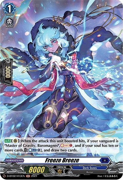 Freeze Breeze (Holo) (213) [D-BT02] - Cardfight Vanguard Single