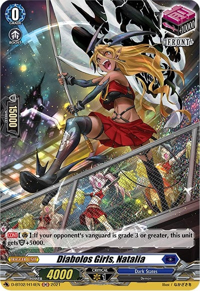 Diabolos Girls Natalia (Holo) (214) [D-BT02] - Cardfight Vanguard Single
