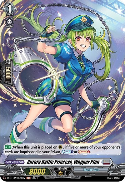 Aurora Battle Princess Wapper Plun (Holo) (229) [D-BT02] - Cardfight Vanguard Single