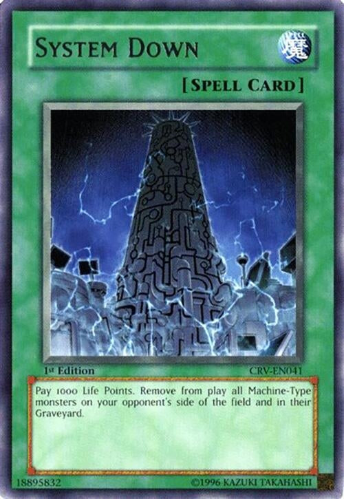 System Down (41) - YuGiOh Single
