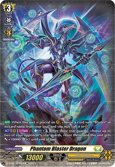Phantom Blaster Dragon (SP) (208) [D-BT02] - Cardfight Vanguard Single
