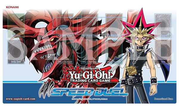 Yu-Gi-Oh! 2021 Speed Duel Game Mat - Slifer the Sky Dragon and Yami Yugi - Playmats Sealed