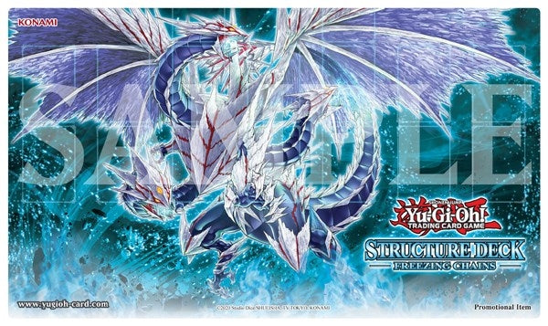 Yu-Gi-Oh! 2021 Structure Deck Game Mat - Freezing Chains - Playmats Sealed