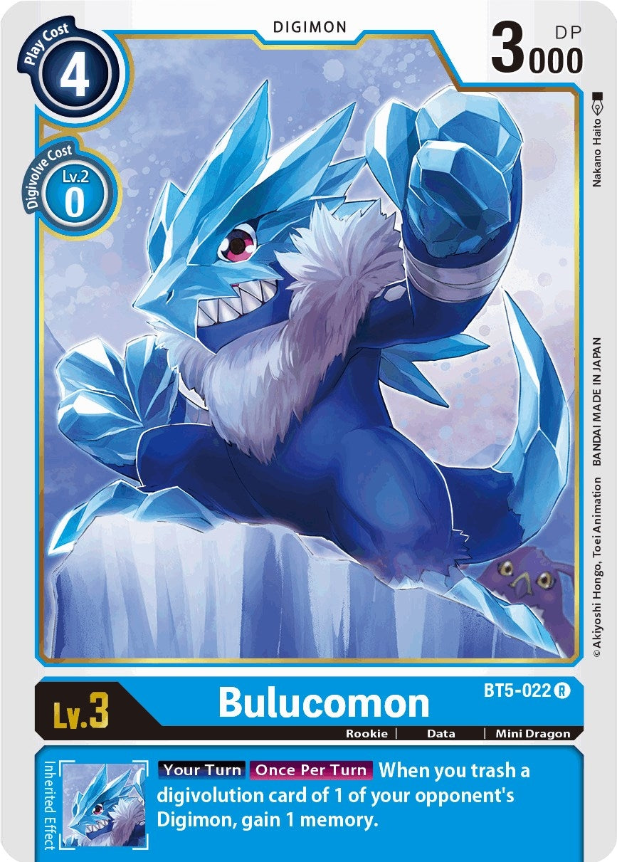 Bulucomon (5022) [BT05] - Digimon Card Game Single
