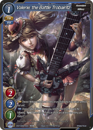 Valerie the Battle Trobairitz (2021) [GB02] - Gate Ruler Single