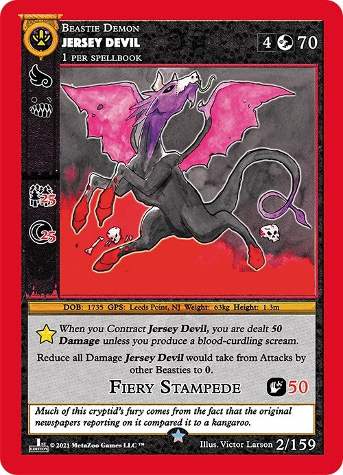 Jersey Devil (2) (CNFE) - MetaZoo Single