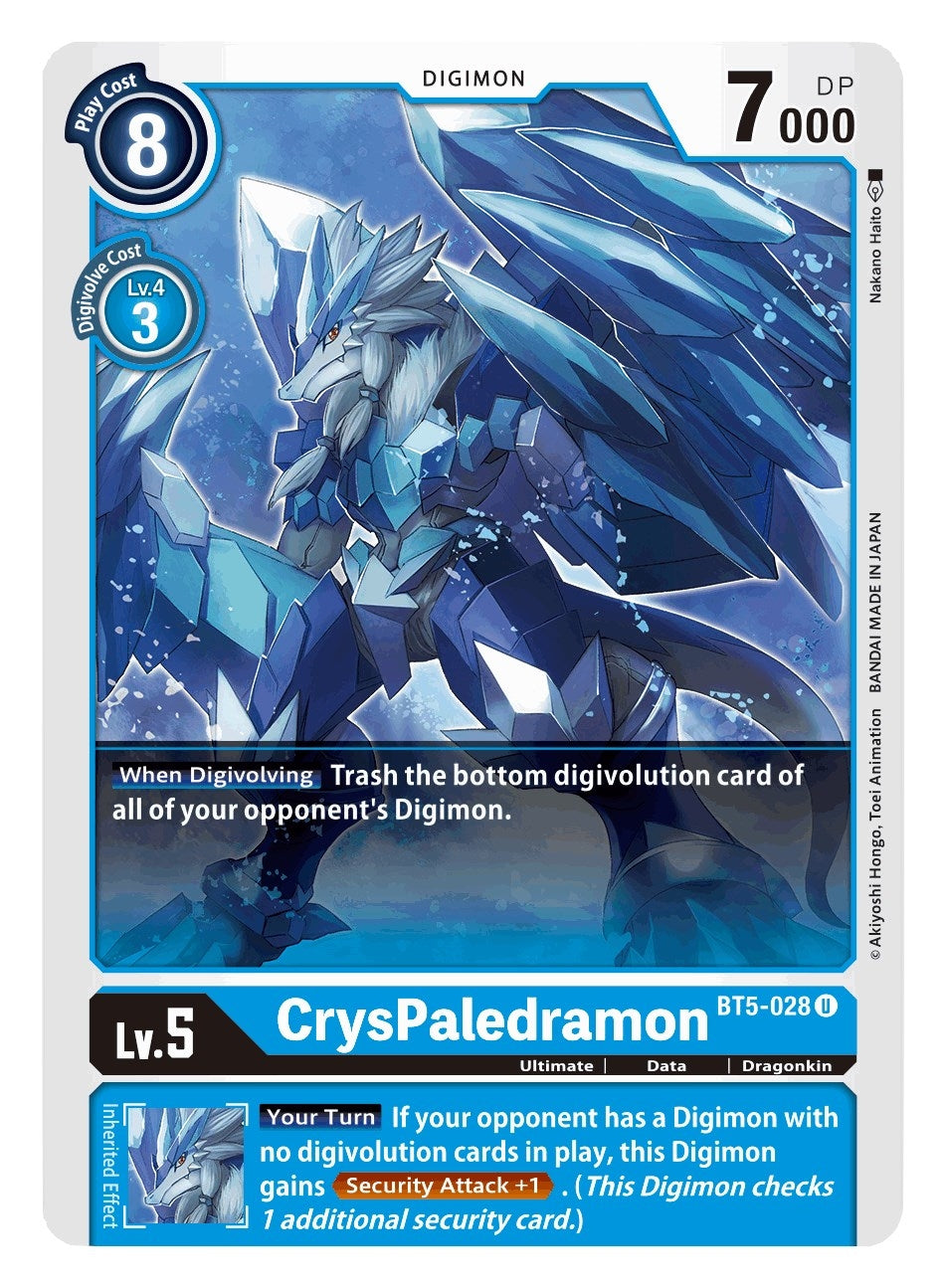 CrysPaledramon (5028) [BT05] - Digimon Card Game Single