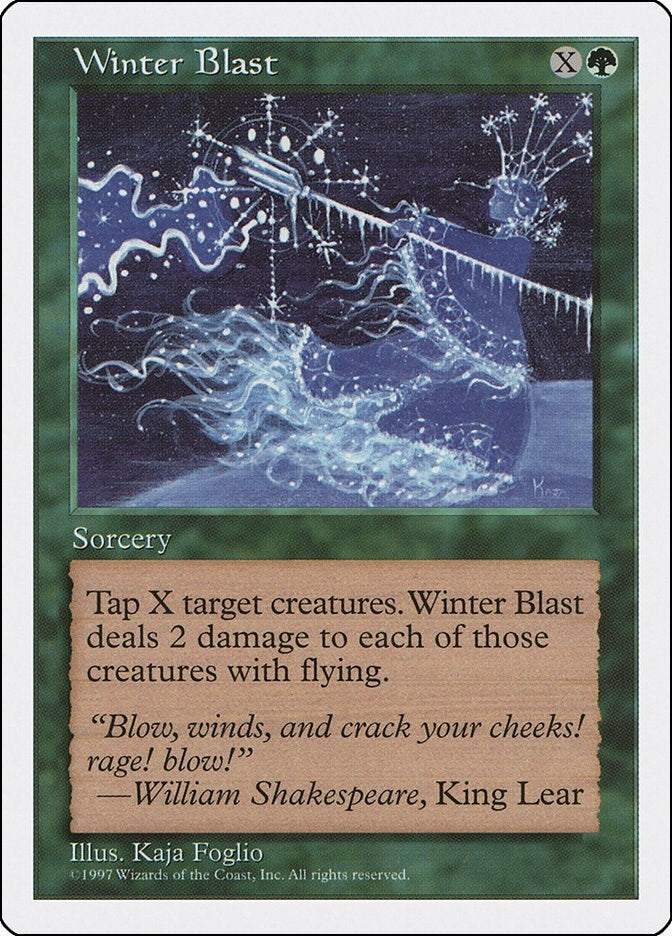 Winter Blast [5ED] - MTG Single
