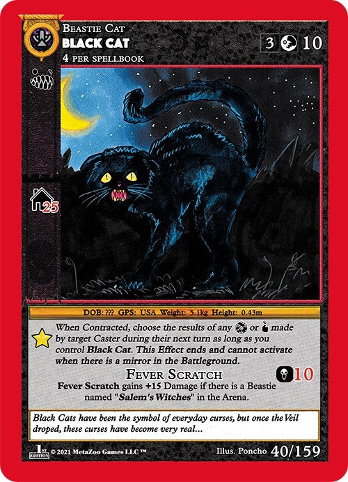 Black Cat (40) (CNFE) - MetaZoo Single