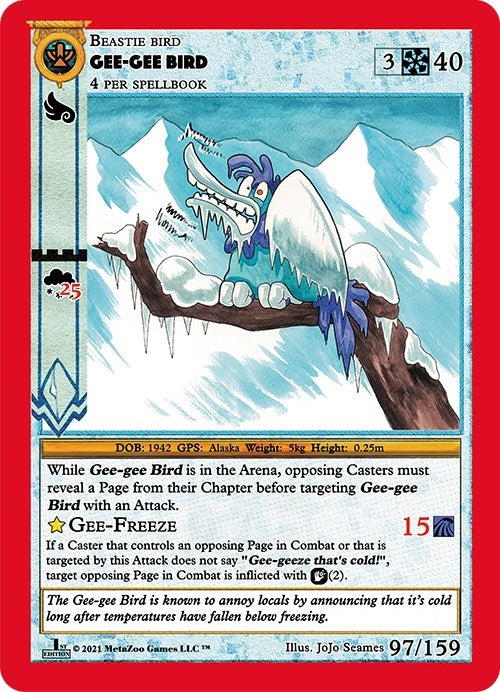 Gee-Gee Bird (97) (CNFE) - MetaZoo Single