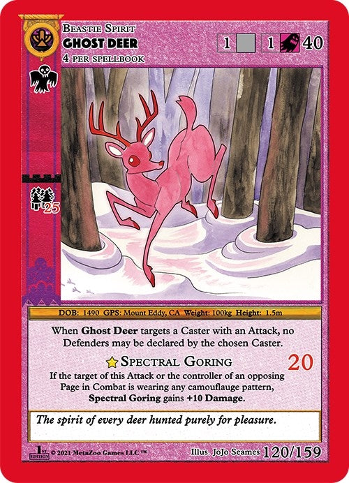 Ghost Deer (120) (CNFE) - MetaZoo Single