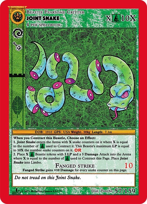 Joint Snake (57) (CNFE) - MetaZoo Single