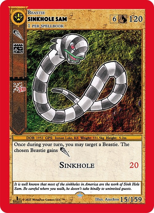 Sinkhole Sam (15) (CNFE) - MetaZoo Single