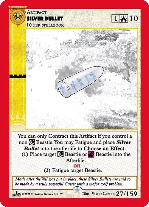 Silver Bullet (27) (CNFE) - MetaZoo Single