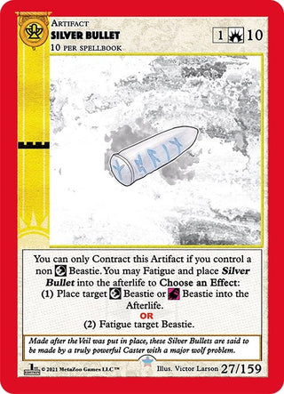 Silver Bullet (27) (CNFE) - MetaZoo Single