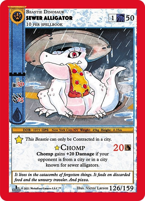 Sewer Alligator (126) (CNFE) - MetaZoo Single