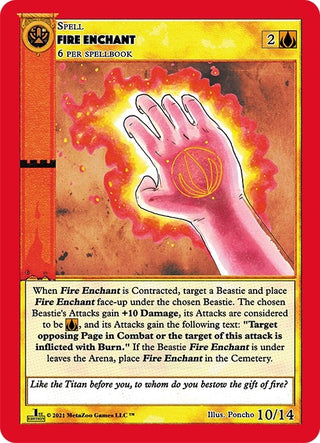 Fire Enchant (10) (CNFE-RE) - MetaZoo Single
