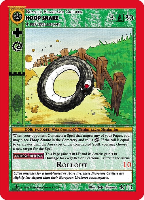 Hoop Snake (4) (CNFE-RE) - MetaZoo Single