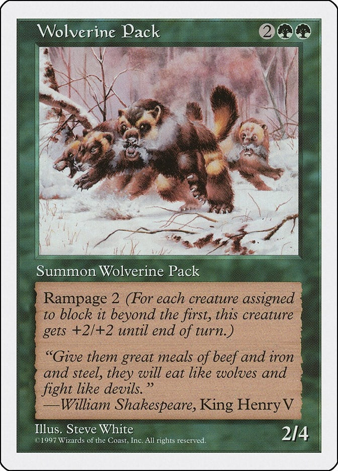 Wolverine Pack [5ED] - MTG Single