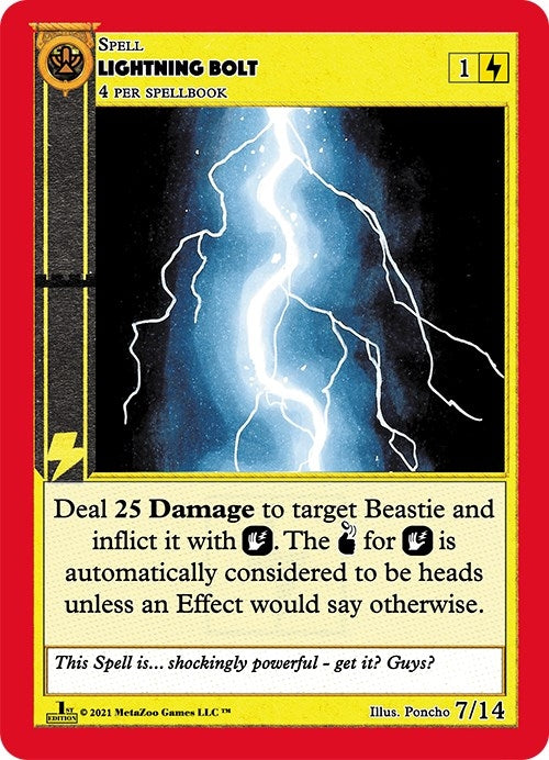 Lightning Bolt (7) (CNFE-RE) - MetaZoo Single