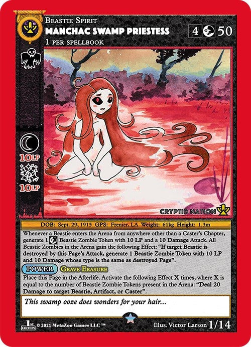 Manchac Swamp Priestess (1) (CNFE-RE) - MetaZoo Single