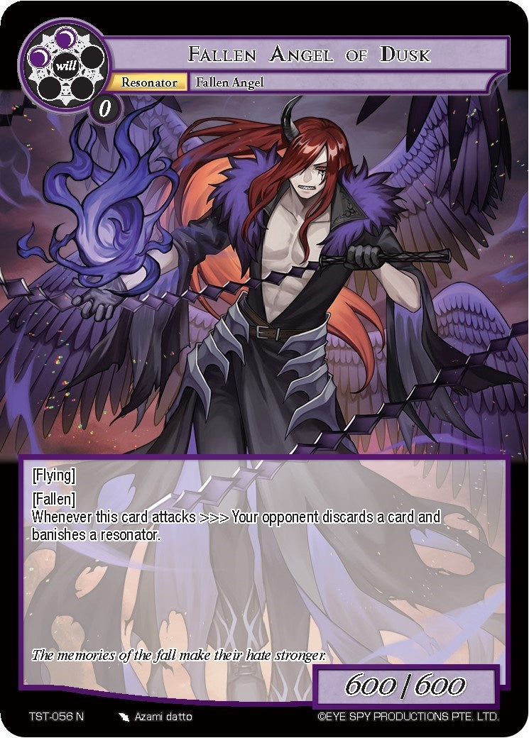 Fallen Angel of Dusk (56) [TST] - Force of Will Single