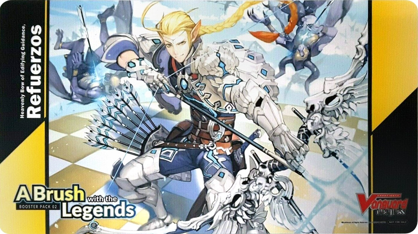 Cardfight!! Vanguard Sneak Preview Playmat: A Brush with the Legends - Heavenly Bow of Edifying Guidance Refuerzos
