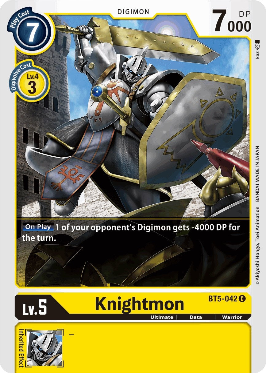 Knightmon (5042) [BT05] - Digimon Card Game Single