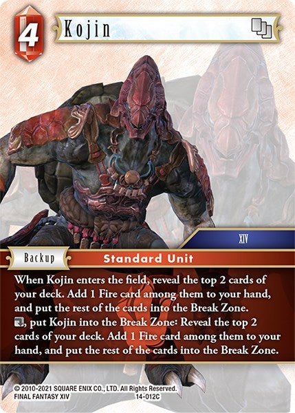 Kojin (14) [OP14] - Final Fantasy TCG Single