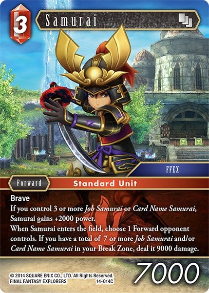 Samurai (14) [OP14] - Final Fantasy TCG Single