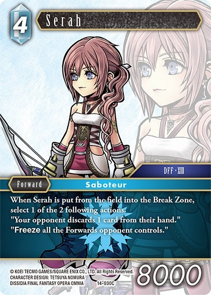 Serah (14) [OP14] - Final Fantasy TCG Single