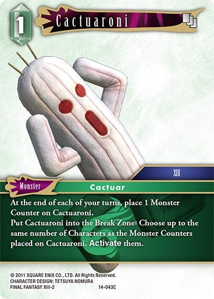 Cactuaroni (14) [OP14] - Final Fantasy TCG Single