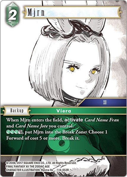 Mjrn (14) [OP14] - Final Fantasy TCG Single