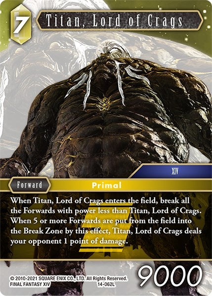 Titan Lord of Crags (14) [OP14] - Final Fantasy TCG Single
