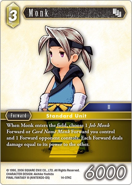 Monk (14) [OP14] - Final Fantasy TCG Single