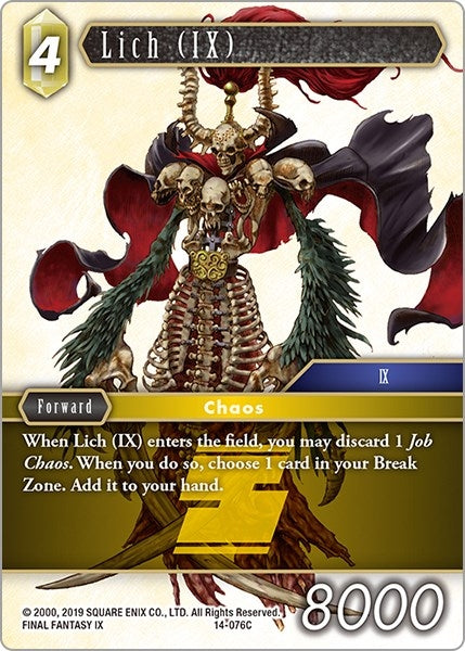 Lich (IX) (14) [OP14] - Final Fantasy TCG Single