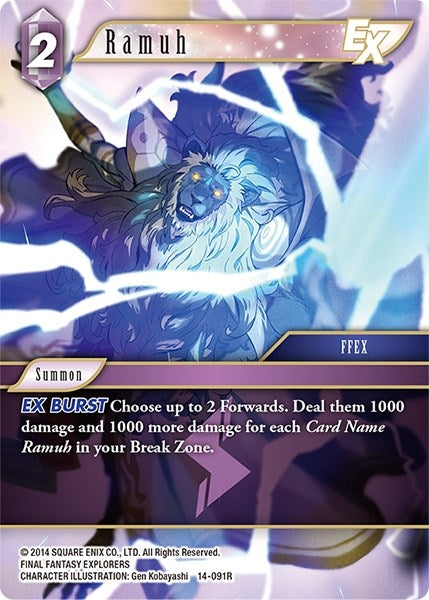 Ramuh EX (14) [OP14] - Final Fantasy TCG Single