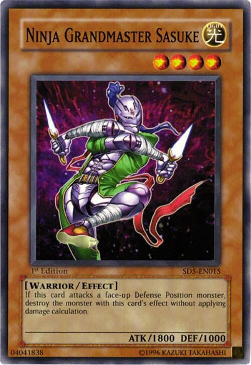 Ninja Grandmaster Sasuke (5015) - YuGiOh Single