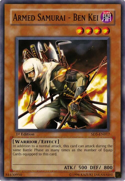 Armed Samurai - Ben Kei (5017) - YuGiOh Single