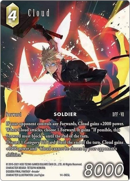 Cloud (Full Art) (14) [OP14] - Final Fantasy TCG Single