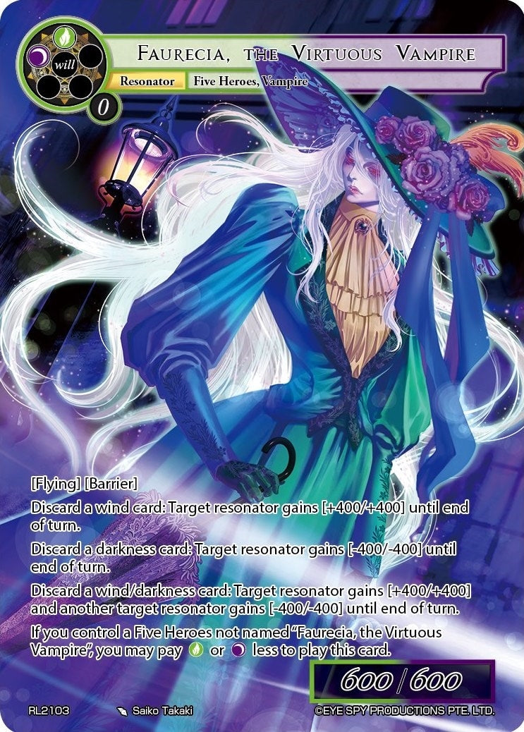 Faurecia the Virtuous Vampire (2103) [PRO] - Force of Will Single
