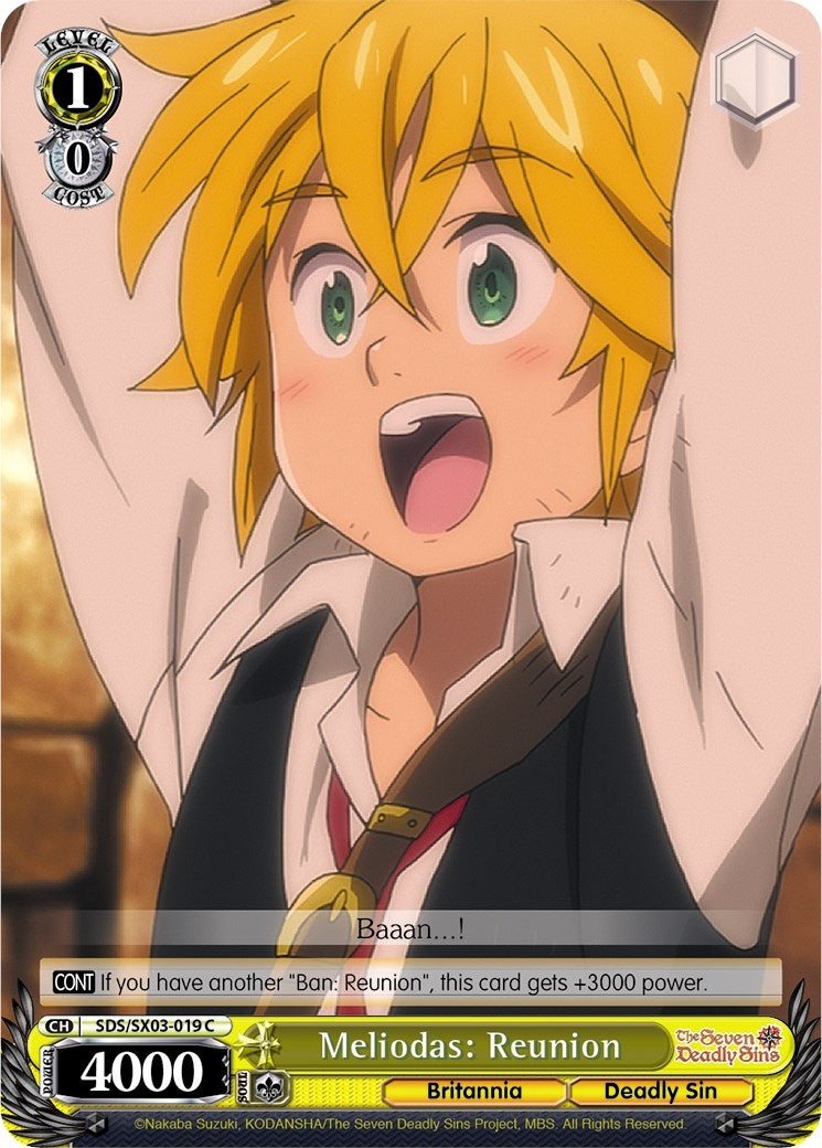 Meliodas: Reunion (3019) [SDS/SX03] - Weiss Schwarz Single